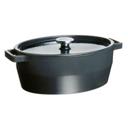 Каструля чавунна з кришкою овальна Pyrex Slow Cook grey 5,8 л SC4AC33/6641