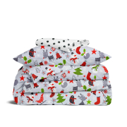 Дитяча постільна білизна в ліжечко CHRISTMAS CS4 Cosas сірий