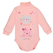 Боді для дівчинки 1415352мрп рибана з підчосом Татошка рожевий