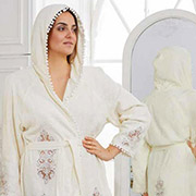 Набір жіночий Soft халат і тапочки Arya білий