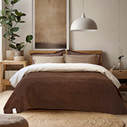 Плед двосторонній Infinity Lotus Home коричневий