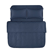 Підковдра з наволочками Pure lacivert Penelope синя