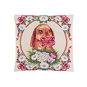 Декоративна великодня гобеленова наволочка Rabbit Lefard 732-167