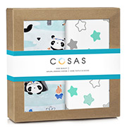 Набір пелюшок Pandas Cs2 бязь Cosas 2 шт