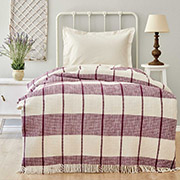 Вафельний плед Carmen Karaca Home murdum фіолетовий