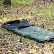 Спальний мішок ЗИМА ковдра з капюшоном Family Story Хакі ширина 90 см