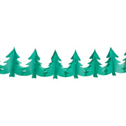 Гірлянда паперова 3D 4 м Ялинки Novogod'ko 974714