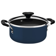 Каструля з кришкою 24 см 4.8 л Tunis Tramontina 28722/124 синя