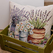 Декоративна подушка Provence Ромашки у відерці Прованс