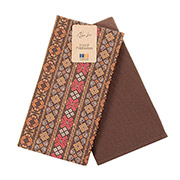 Набір кухонних рушників Оберіги Home Line коричневий