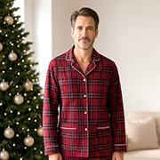 Піжама фланелева чоловіча Flanel Cоzy Red SoundSleep фланель клітинка червона