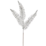 Ветка декоративная 83 см Папоротник YES! Fun 973872 серебро глиттер