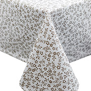 Скатертина Macao Бежева квітка Прованс
