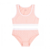 Комплект білизни для дівчинки Бембі KP264 абрикосовий