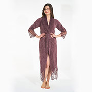 Халат жіночий велюровий довгий NS-0497 Nusa gulkurusu