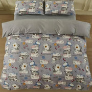 Комплект постільної білизни Gloria Ardesto сатин Веселі котики сірий