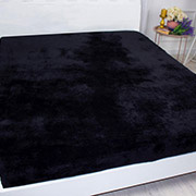 Простирадло на гумці Велюр Winter Frost 28-0007 Black Velvet MirSon
