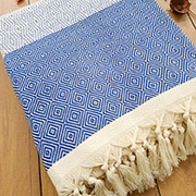 Плед бавовняний Monika blue Diva