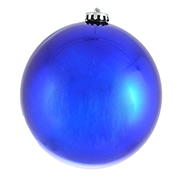 Новогодний Шар синий глянец