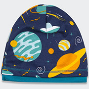 Шапочка для хлопчика ШП79 інтерлок Бембі 801-синій-малюнок