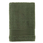 Рушник махровий жакардовий Arya Dophne темно-зелений