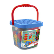Конструктор 134 елементи Mini Blocks EDU Wader 41340 у відрі