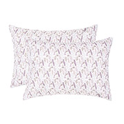 Набір із двох наволочок Цвітіння трав бязь Home Line рожевий