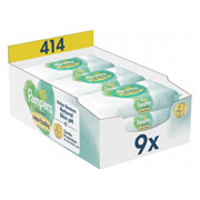 Серветки дитячі вологі 9х46 шт Harmonie New baby Pampers 8700216026253