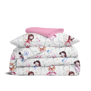Дитяча постільна білизна в ліжечко FAIRIES CS8 Cosas рожевий