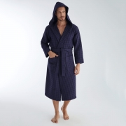 Халат чоловічий вафельний Nusa NS-1325 lacivert синій