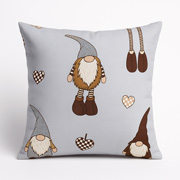 Подушка декоративна Gnoms Тепло зимових снів SoundSleep бязь світло-сірий