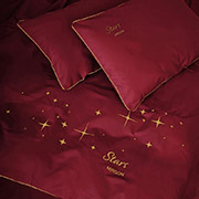 Постільна білизна в дитяче ліжечко 19-1655 Edmonda Stars ranforce-elite MirSon з вишивкою