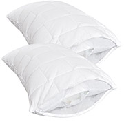 Набір із 2 стьобаних чохлів-наволочок Ideia на блискавці