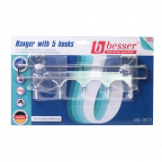 Вішалка хромована 31.5х4.5х8.5 см Besser 0177