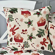 Декоративна новорічна одностороння наволочка Sparkle LiMaSo