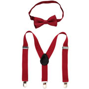 Комплект детские подтяжки с бабочкой Traum