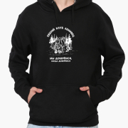 Худі чоловічий Піший клуб Лінивець MobiPrint 9225-2063 чорний