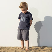 Шорти для хлопчика ШР821 котон-жатка Бембі X00-сірий