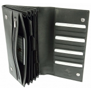 Гаманець для подорожей Visconti тисячі сто сімдесят дев'ять Polo black