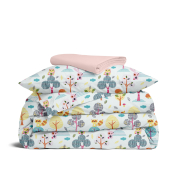 Дитяча постільна білизна в ліжечко COLORFUL FOREST CS4 Cosas бежевий