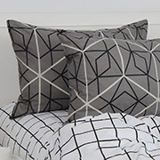 Комплект наволочок Quadro Stars grey FR ранфорс ТЕП