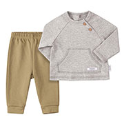 Костюм для хлопчика Bembi КС672 інтерлок сірий хакі