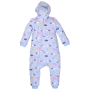 Комбінезон для дівчинки Татошка 1526234хмк футер блакитний