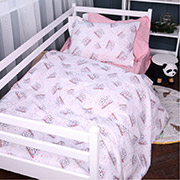 Постільна білизна в дитяче ліжечко 04 Cats Poplin Line Kids поплін MirSon