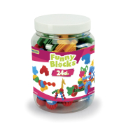 Конструктор "Funny blocks" - 24 шт (мала банка)