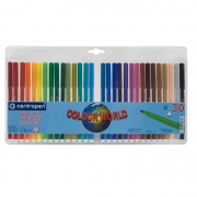 Фломастеры Centropen Colour World 30 цветов 7550/30 ТП
