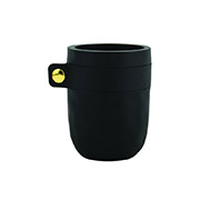 Стакан для ванної кімнати Lio Spirella чорний 10.20365