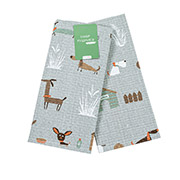 Набір кухонних вафельних рушників Гав-гав Home Line сірий