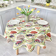 Скатертина гобеленова кругла LiMaSo EDEN1183