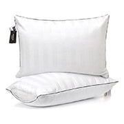 Антиалергенна середня подушка 1171 Royal Pearl Hand made EcoSilk MirSon